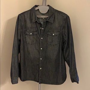 Pearl Button Denim Shirt NWT